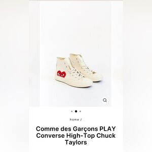 Comme des Garçons PLAY Converse High-Top Chuck Taylors